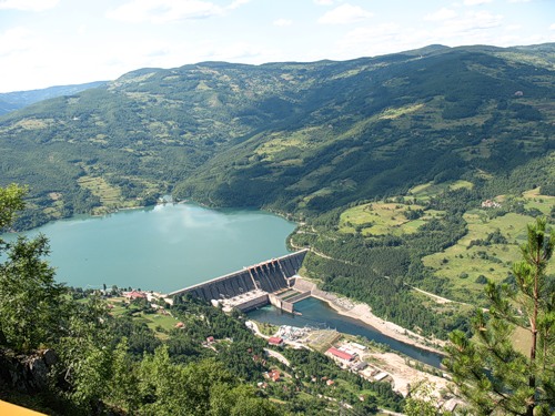 Озеро Перучац в национальном парке Сербии "Тара". Фото: Яндекс.Фотки, Светлана